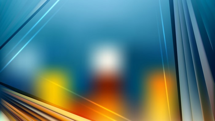 Abstract Blue and Orange Streaks