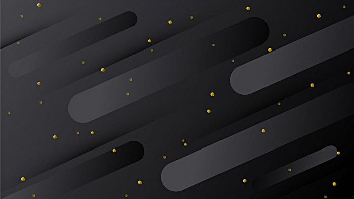 4K Abstract Dark Background with Gold Dots