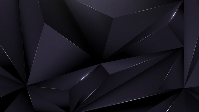 Dark Polygons Abstract Background