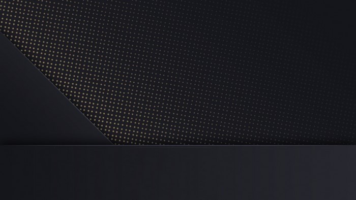 Dark abstract background with gold dots