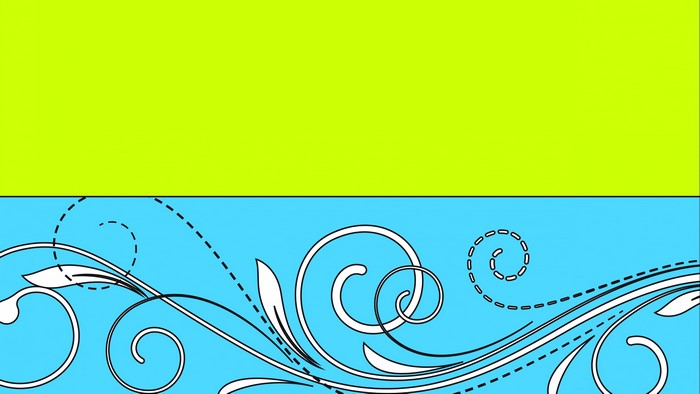 4K Pattern with Floral Swirls