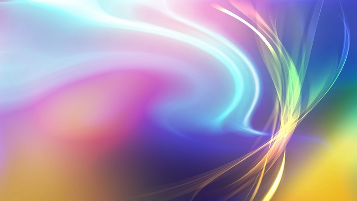 Abstract Swirls of Light and Color