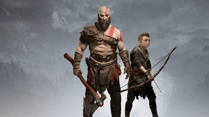 Kratos and Atreus from God of War