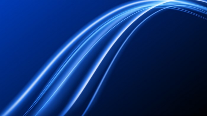 4K Abstract Blue Light Streaks