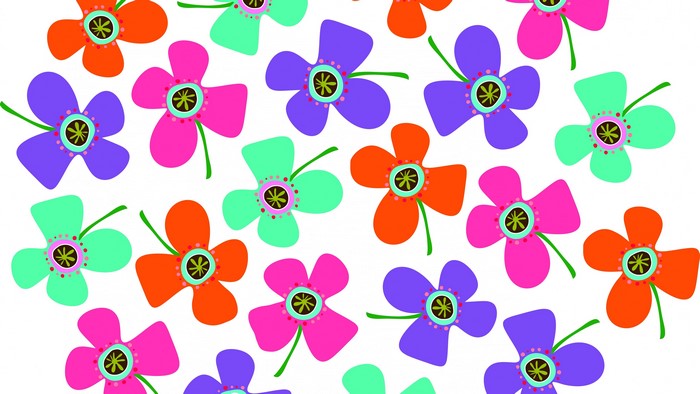 Vector flowers