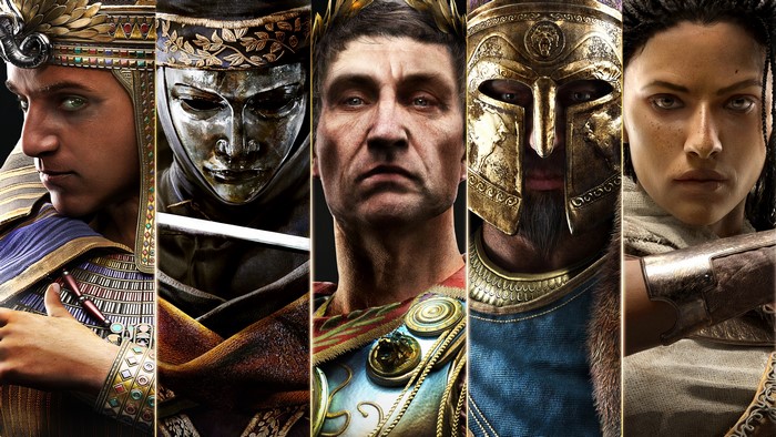 4K Assassin's Creed Origins Characters