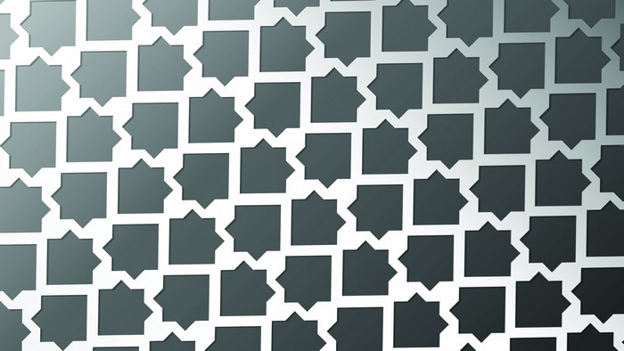 4K Metal Texture with Geometric Pattern