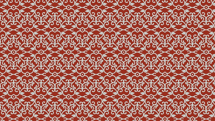 4K Red and White Pattern
