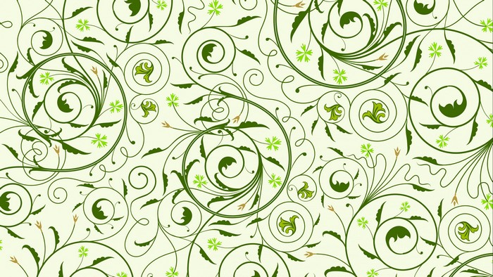 4K Floral Swirl Pattern
