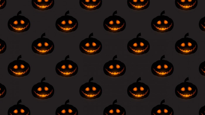4K Halloween Pumpkins Pattern