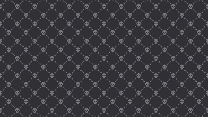 Skull and crossbones pattern