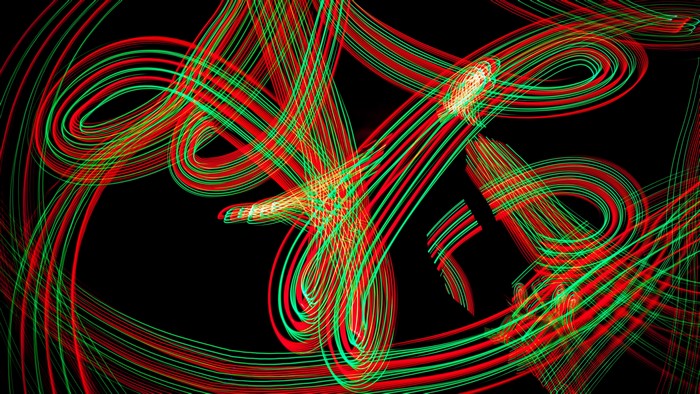 4K Abstract Light Painting