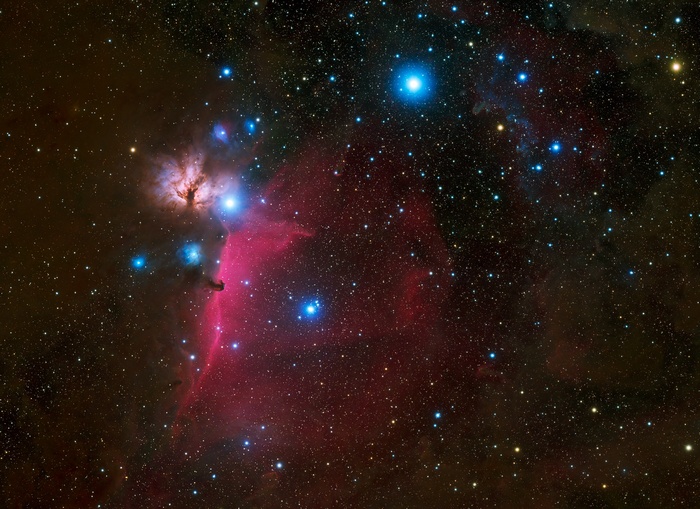 Horsehead Nebula and Orion Nebula