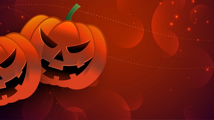 4K Halloween Pumpkins with Spooky Faces