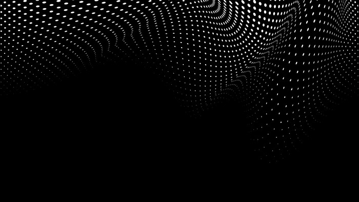 4K Abstract White Dots on Black