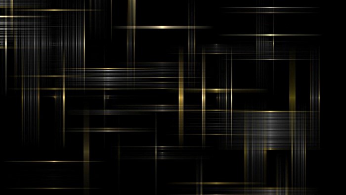 Abstract Black and Gold Lines