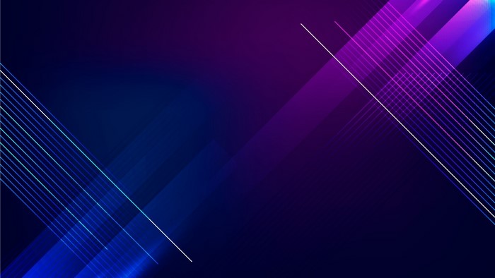 Abstract geometric background with glowing lines