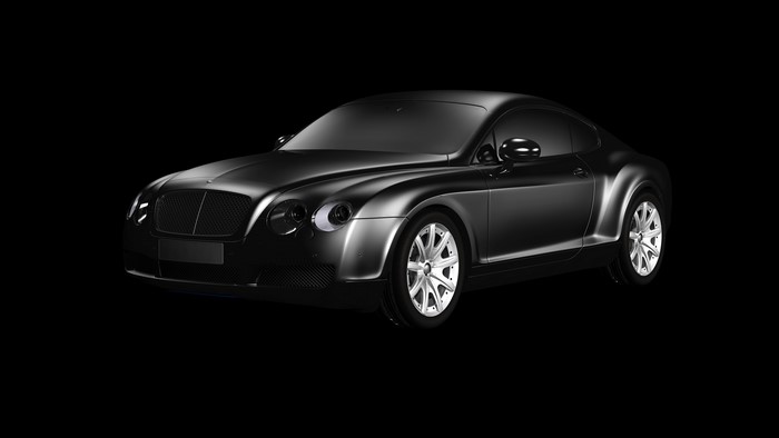 Black Bentley Continental GT Coupe 4K