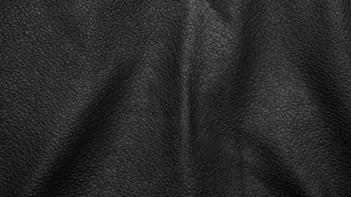 4K Black Leather Texture