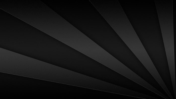 Black abstract background with layered stripes