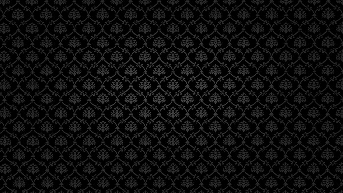 Black damask pattern