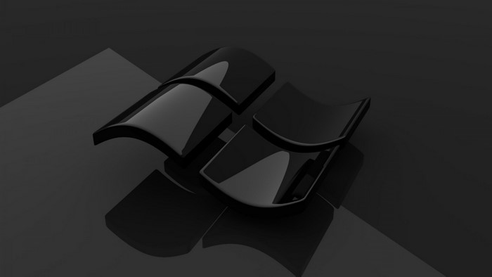 Black Windows Logo
