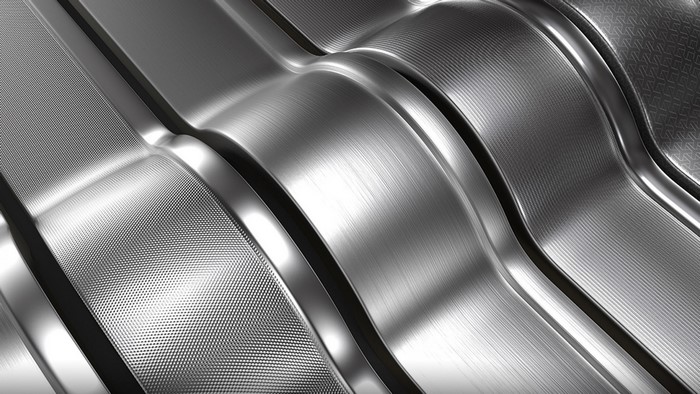 Brushed Metal Texture with Waves