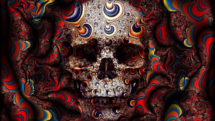 Fractal Skull Art