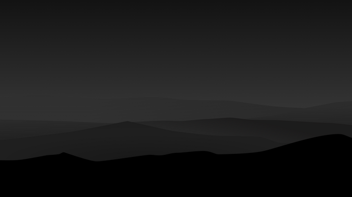Night, Mountains, Dark, Landscape, 8K, 4K, Minimal, HD Wallpaper | Rare ...