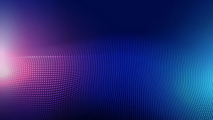 4K Abstract Digital Wave