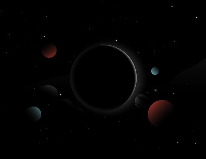 Planets and stars in deep space