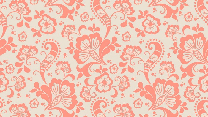 4K Floral Henna Pattern