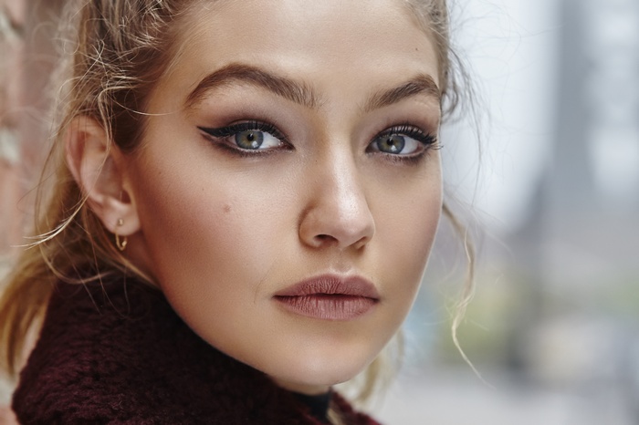 Close up, Portrait, 4K, Gigi Hadid
