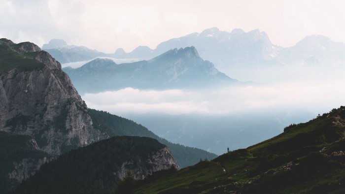 Misty Mountains Landscape