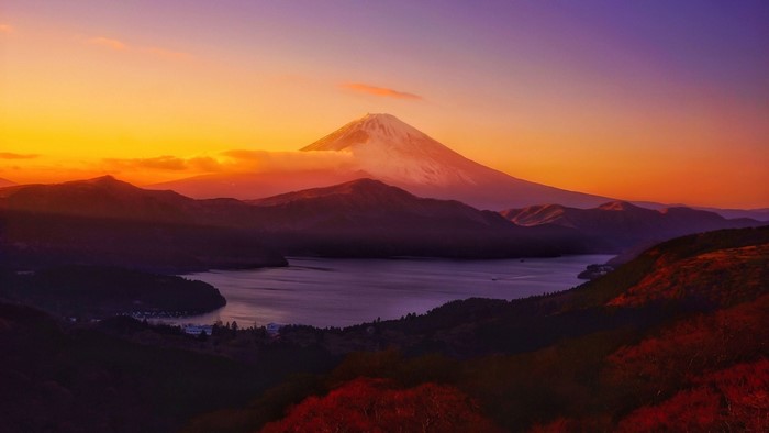 Mount Fuji at Sunset