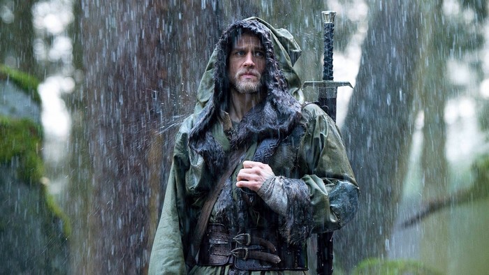 King Arthur in the rain