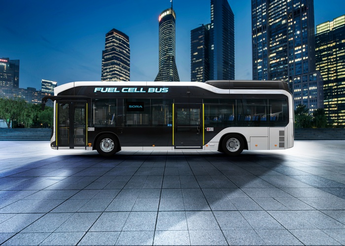 Toyota Sora Fuel Cell Bus 4K