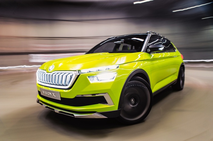 Skoda Vision X concept car 4K