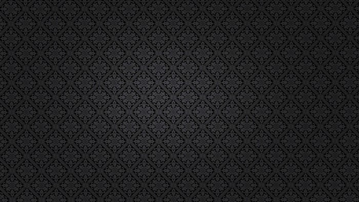 Dark Gray Damask Pattern