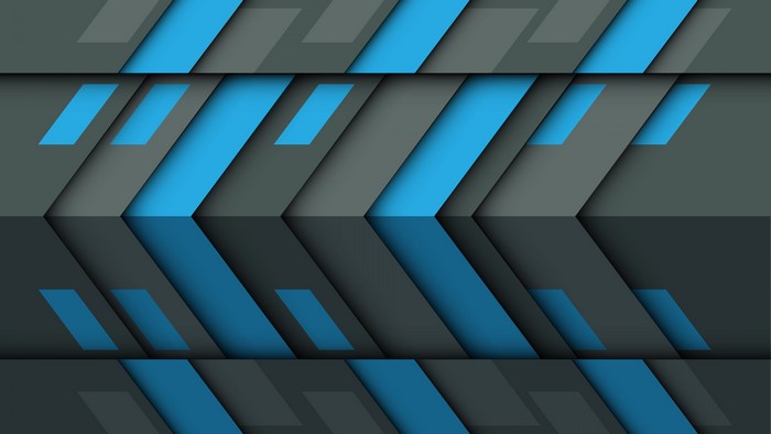 4K Gray Blue Geometric Texture