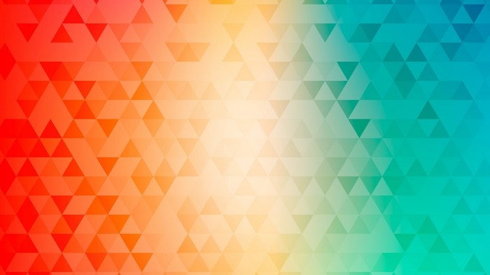 Geometric pattern with gradient colors
