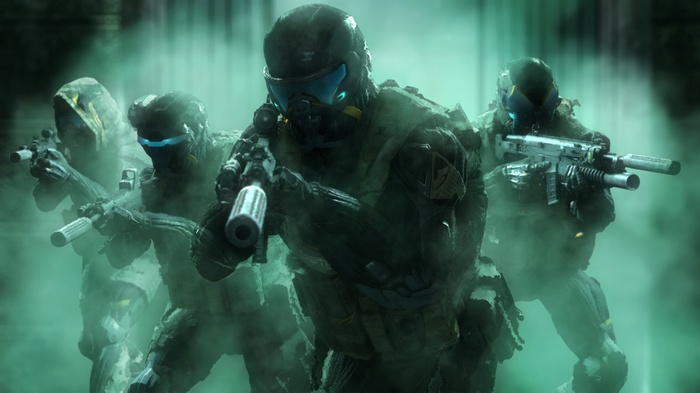 Soldiers in Nanosuits from Crysis