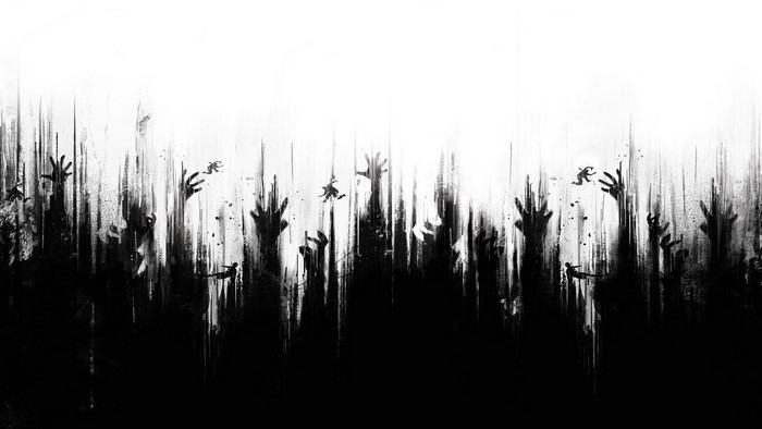 Dying Light zombie hands reaching up