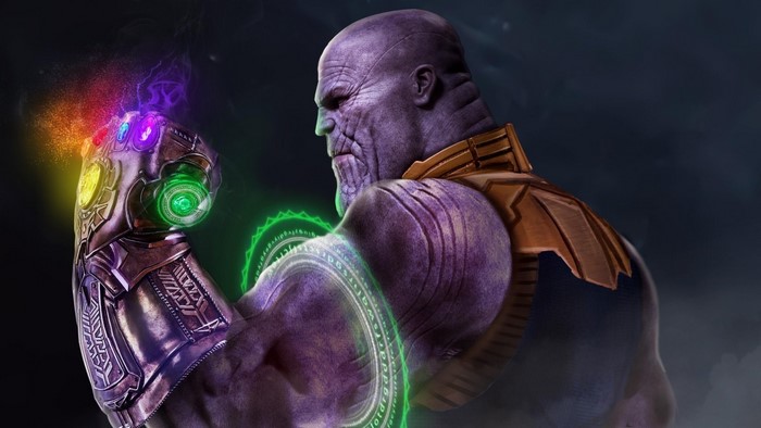 Thanos with the Infinity Gauntlet from Avengers