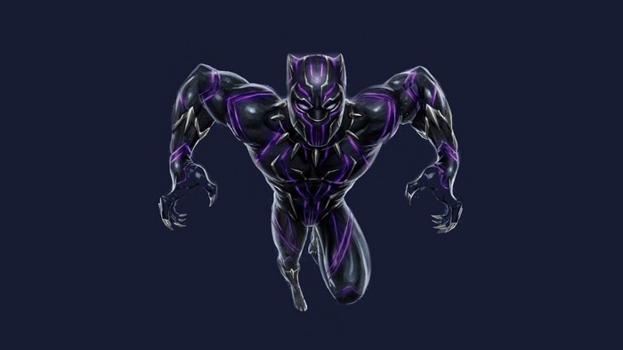 4K Artwork of Black Panther