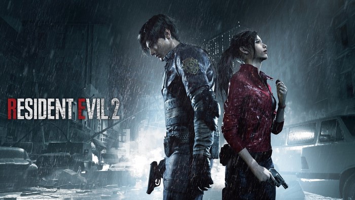 Leon S. Kennedy and Claire Redfield from Resident Evil 2