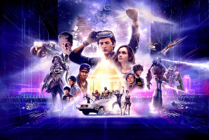 Ready Player One Poster with Tye Sheridan and Olivia Cooke