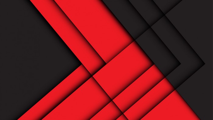 Red and black abstract geometric pattern