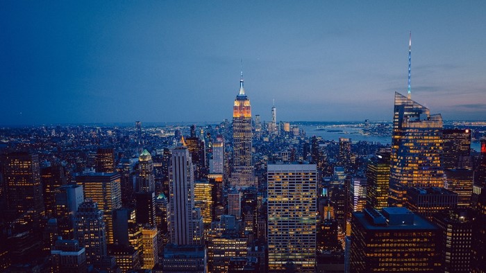 New York City Skyline at Dusk