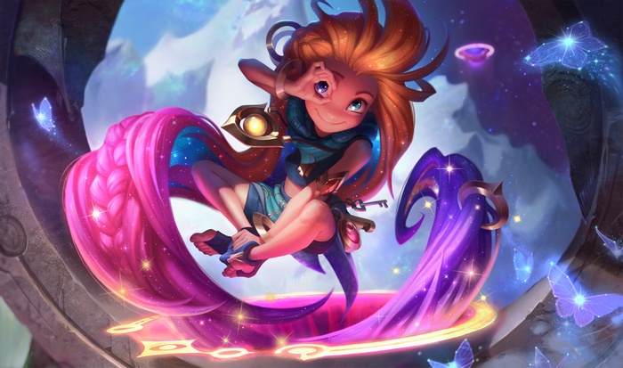 Zoe from League of Legends 4K Artwork